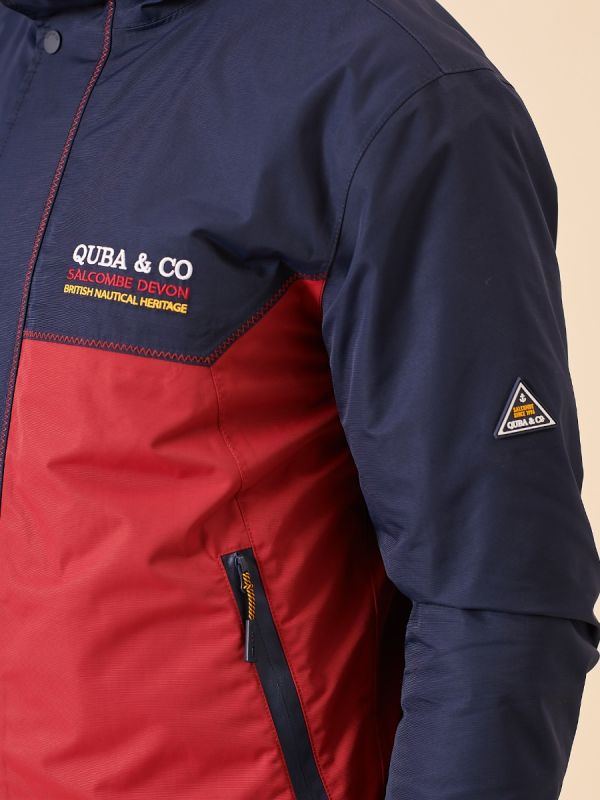 Ambleson Navy and Red Waterproof Jacket