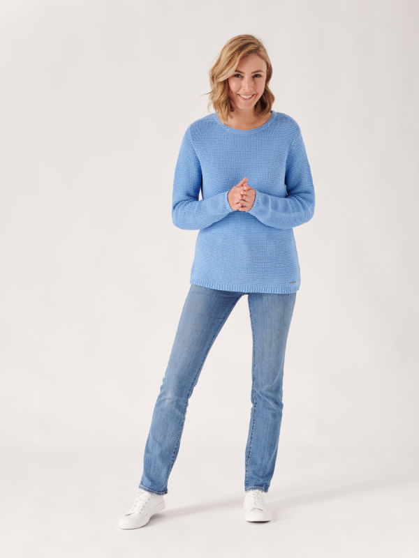 Browton Blue Knitted Jumper