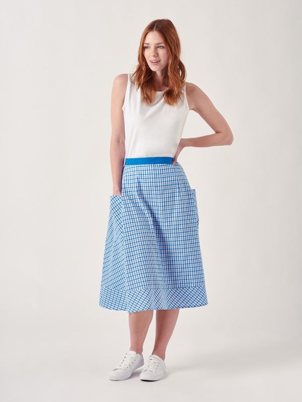 Conney Gingham Skirt