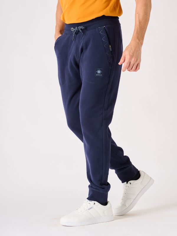 Navy Lifestyle Cuffed Joggers - Praden