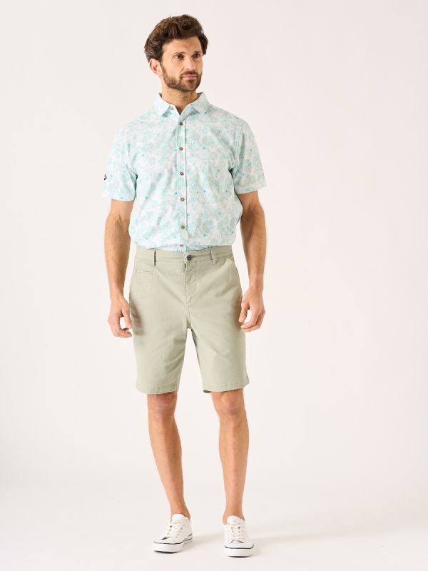 Sanford Chino Shorts Eucalyptus Green