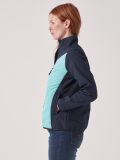 Impatien NAVY AQUA BLUE X-Series Softshell Jacket | Quba & Co