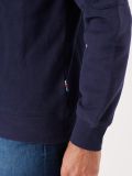 navy, sweatshirt, crew neck, jumper, pull over, x-series, sport, graphic, contrast