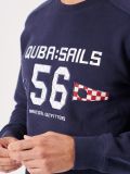 navy, sweatshirt, crew neck, jumper, pull over, x-series, sport, graphic, contrast